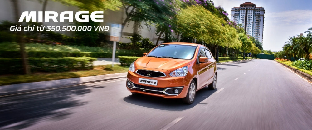 MITSUBISHI MIRAGE 2019 TRẢ GÓP 90% GIÁ 360TR