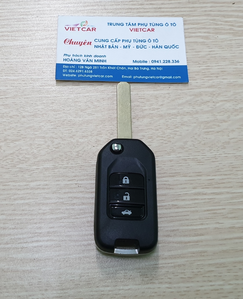 Vỏ chìa khóa Toyota Vios, Yaris, Innova, Fortuner, Hilux (2 nút)