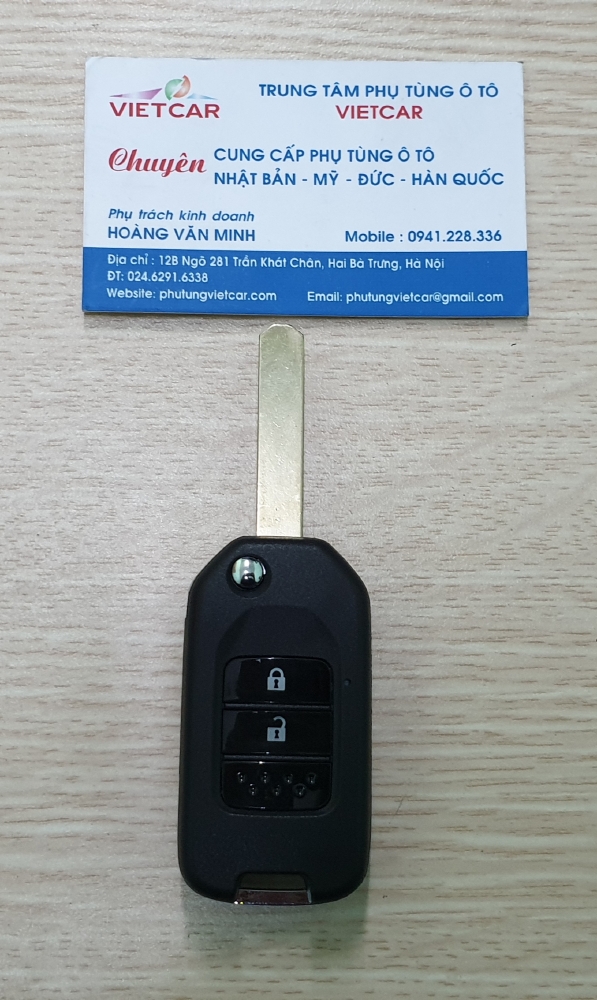 Vỏ chìa khóa Toyota Vios, Yaris, Innova, Fortuner, Hilux (2 nút)