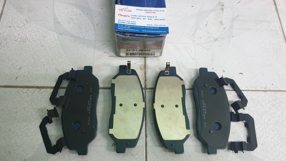 581012BA00 Má Phanh Trước(Bố thắng trước) Kia Sorento ,Hyundai Santafe
