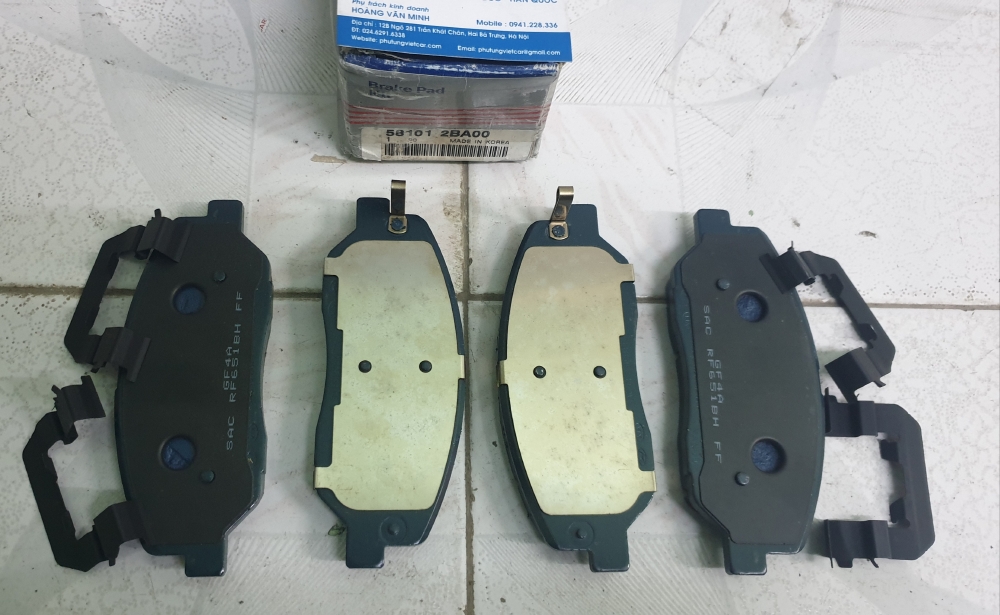 581012BA00 Má Phanh Trước(Bố thắng trước) Kia Sorento ,Hyundai Santafe