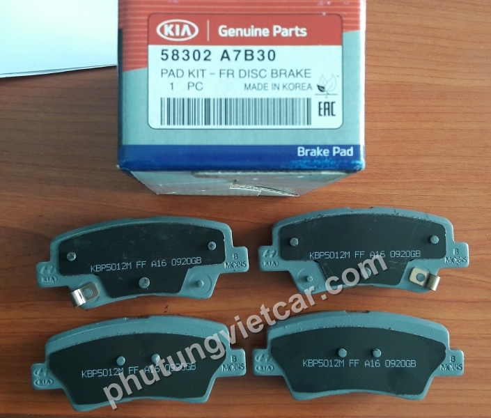 58302A7B30 Má phanh sau Kia K3