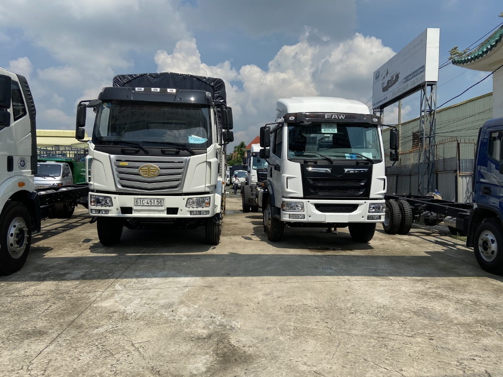 Xe tải faw 8 tấn - thùng dài 8m chở hàng cồng kềnh | Hỗ trợ trả góp