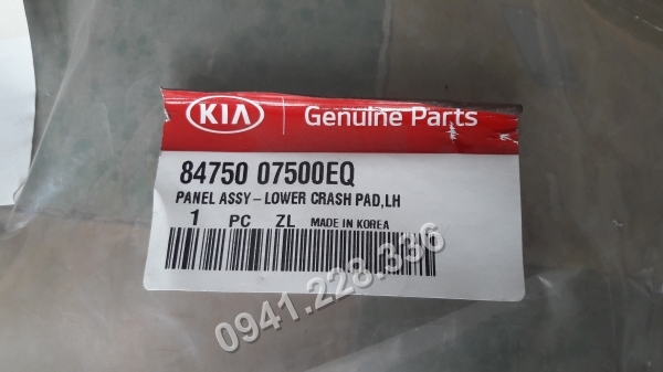 8475007500EQ ỐP Dưới Vô Lăng Kia Morning