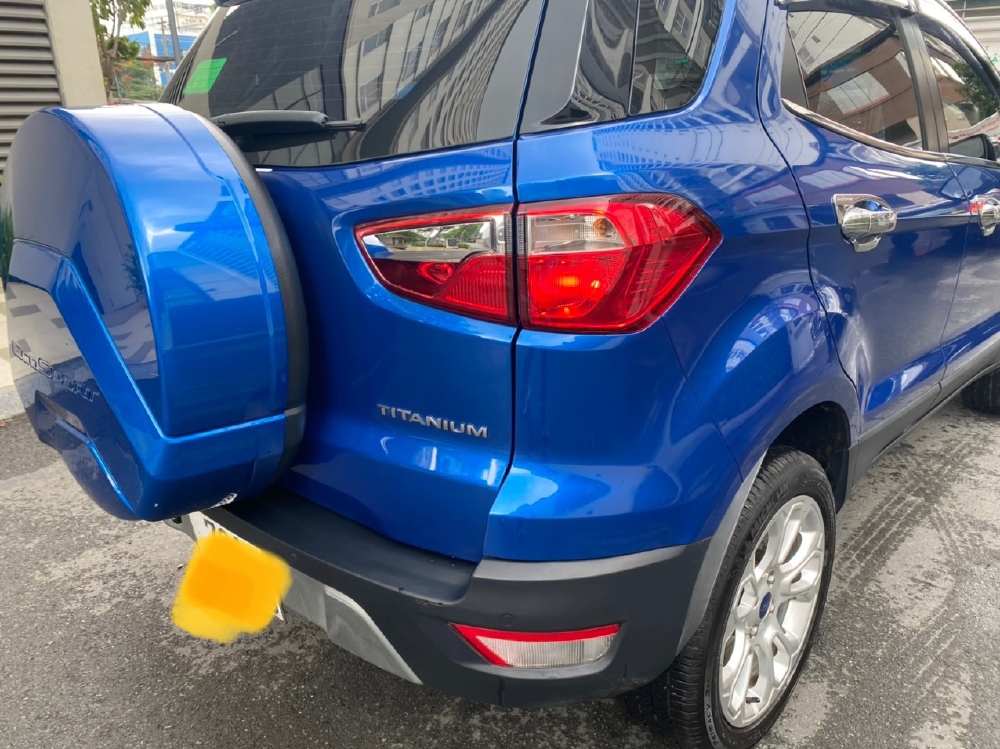 Bán xe Ford ecosport 1.5l titanium sx 2018 màu xanh