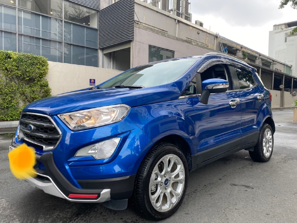 Bán xe Ford ecosport 1.5l titanium sx 2018 màu xanh