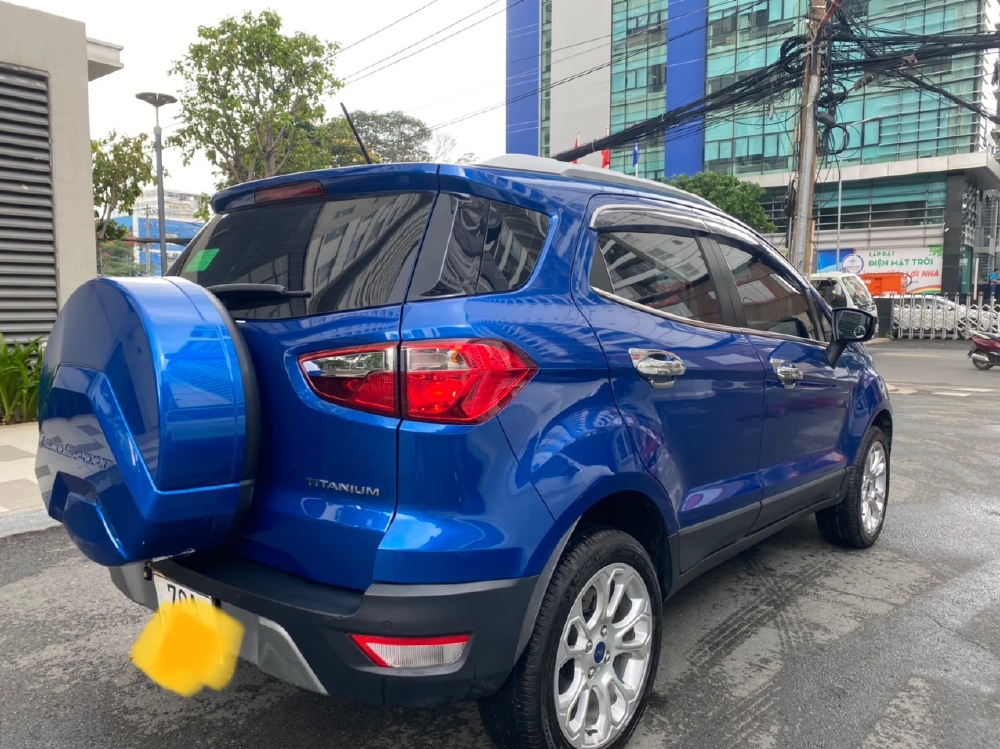 Bán xe Ford ecosport 1.5l titanium sx 2018 màu xanh