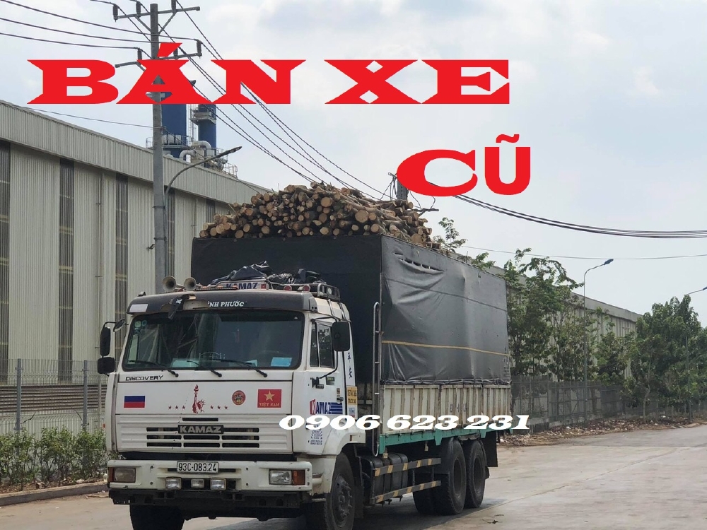 Bán tải thùng Kamaz cũ đăng kí 2017 xe đẹp như hình