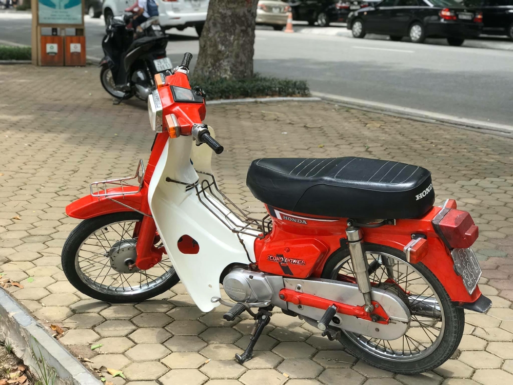 Bộ tem dành cho xe máy Honda DD đỏ Super Cub 70 econo power sắc nét   MixASale