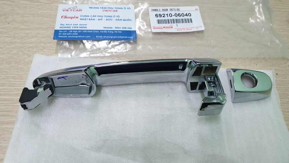69210-06040 Tay mở cửa ngoài trước trái Toyota Fortuner