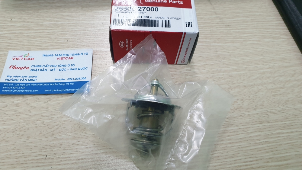2550027000 Van hằng nhiệt 2.0 máy dầu Hyundai Santafe