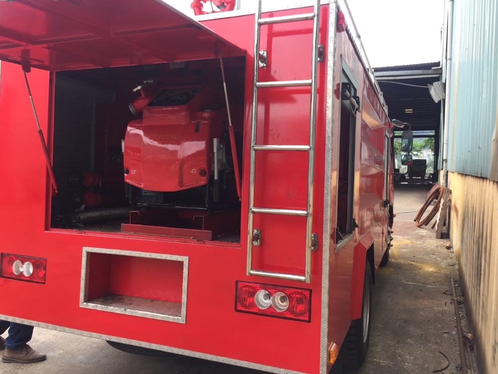 Bán xe chữa cháy, xe cứu hỏa 4,5 khối Thaco olin