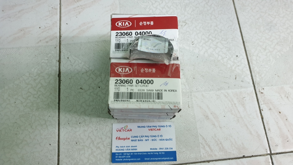 2306004000 2306004001 Bạc thanh truyền (bạc biên) Kia Morning, Hyundai I10,Accent.
