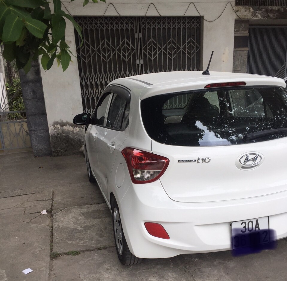 Hyundai i10 2014.Số sàn, màu trắng.195tr