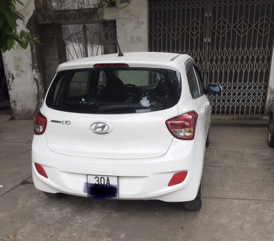 Hyundai i10 2014.Số sàn, màu trắng.195tr