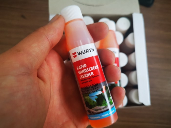 Dung Dịch Vệ Sinh Kính Lái Wurth Rapid Windscreen Cleaner 32ML Tặng Khăn