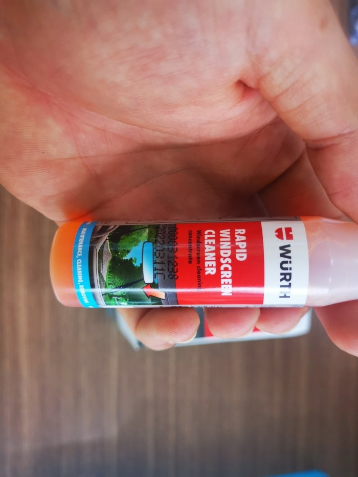 Dung Dịch Vệ Sinh Kính Lái Wurth Rapid Windscreen Cleaner 32ML Tặng Khăn