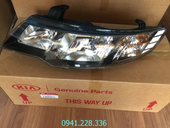 0K2N151030A Đèn pha phải Kia Spectra