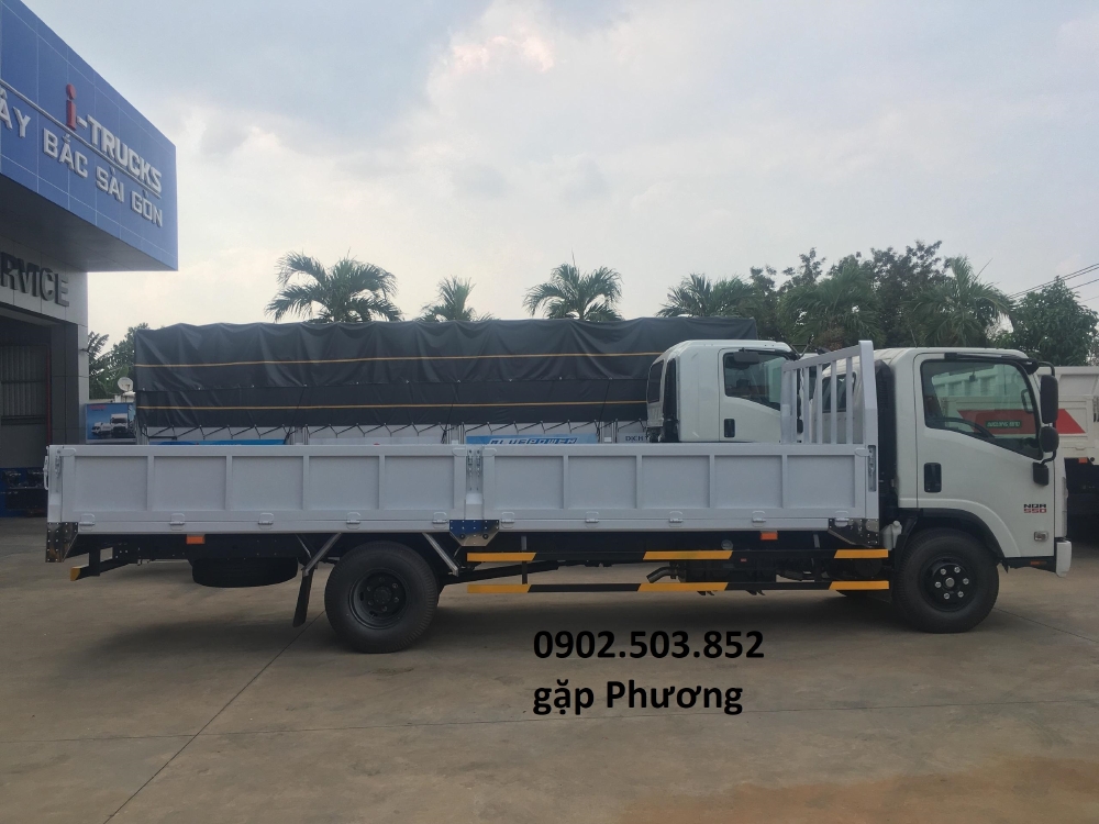 Xe tải ISUZU NQR550 Thùng Lửng mới 100% -5 tấn - 6m2