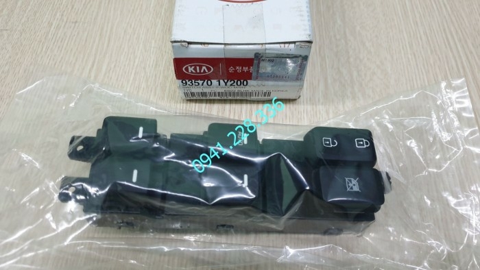 935701Y200  Công tắc lên xuống kính tổng (6 nút) Kia Morning (2012-2015)