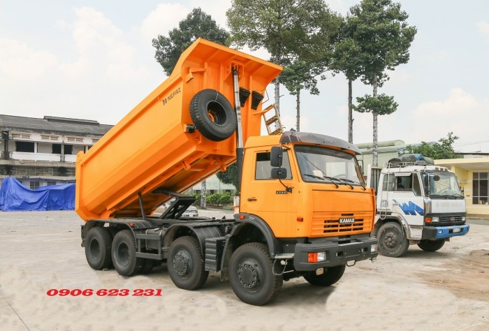 Ben Kamaz 6540 (8x4) thùng ben 15m3  | Bán xe ben Kamaz 4 chân tại Đồng Nai
