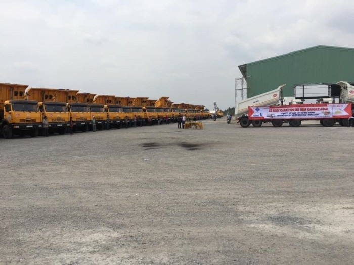 Ben Kamaz 6540 (8x4) thùng ben 15m3  | Bán xe ben Kamaz 4 chân tại Đồng Nai
