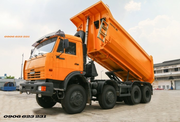 Ben Kamaz 6540 (8x4) thùng ben 15m3  | Bán xe ben Kamaz 4 chân tại Đồng Nai