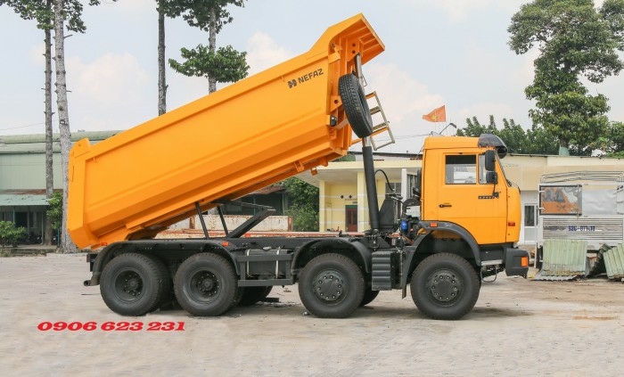Ben Kamaz 6540 (8x4) thùng ben 15m3  | Bán xe ben Kamaz 4 chân tại Đồng Nai