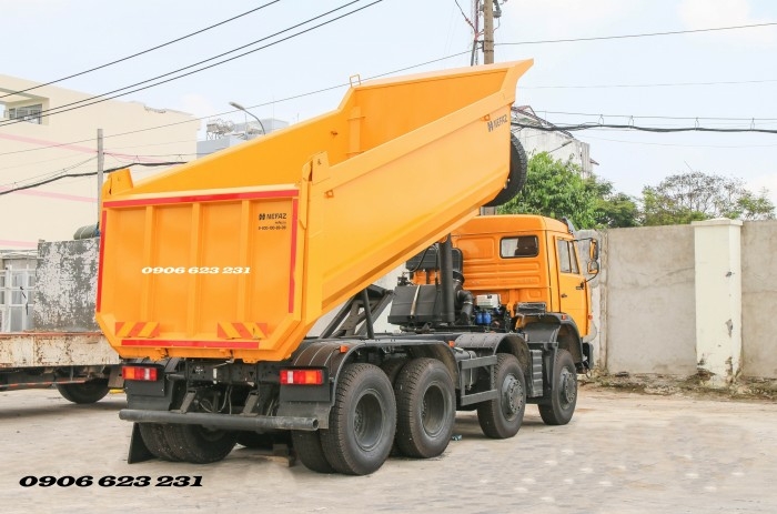 Ben Kamaz 6540 (8x4) thùng ben 15m3  | Bán xe ben Kamaz 4 chân tại Đồng Nai