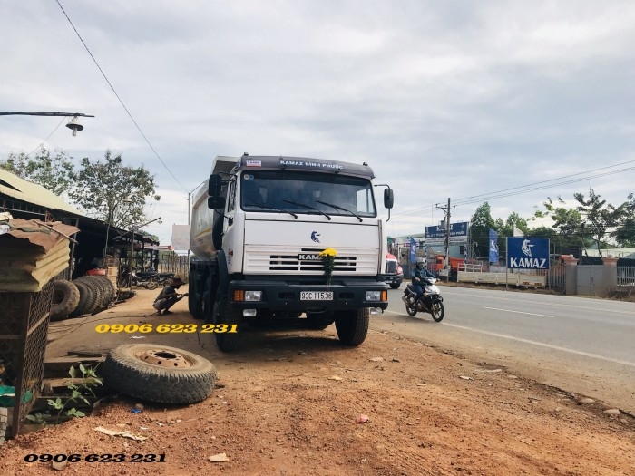 Ben Kamaz 6540 (8x4) thùng ben 15m3  | Bán xe ben Kamaz 4 chân tại Đồng Nai