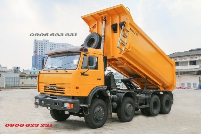 Ben Kamaz 6540 (8x4) thùng ben 15m3  | Bán xe ben Kamaz 4 chân tại Đồng Nai