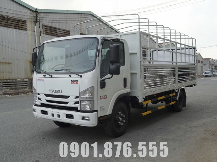 Xe Tải Isuzu NQR550 5T5 Thùng Kín Dài 6m1 Hỗ Trợ Ngân Hàng 80%