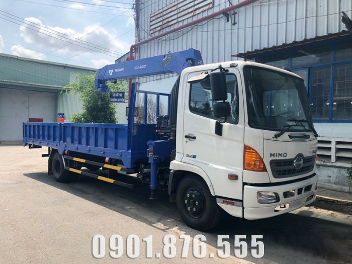Hino FC gắn cẩu TADANO có sẵn hỗ trợ vay cao