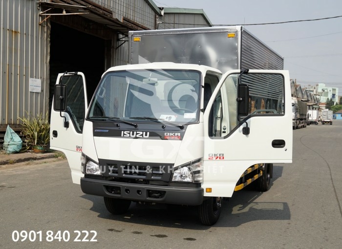 Xe tải Isuzu QKR270 thùng kín, tải 1T4, 1T9, 2T1, 2T4, 2T9