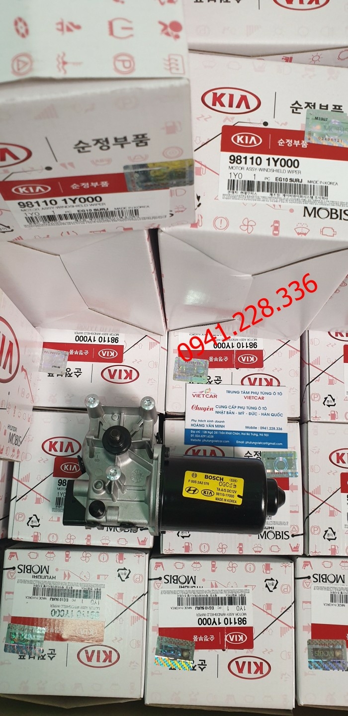 981101Y000 Motor gạt mưa trước Kia Morning/Picanto