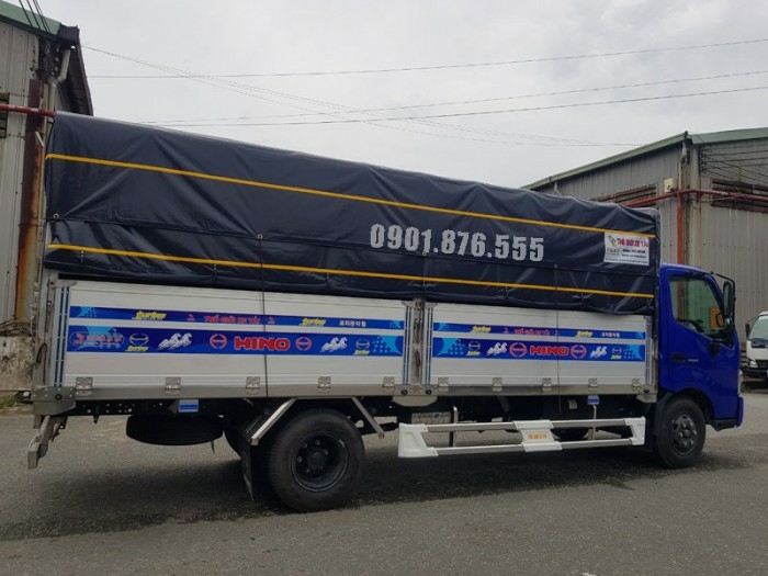 Xe tải Hino XZU730L thùng dài 5m6 có sẵn hỗ trợ ngân hàng 80%, giao nhanh