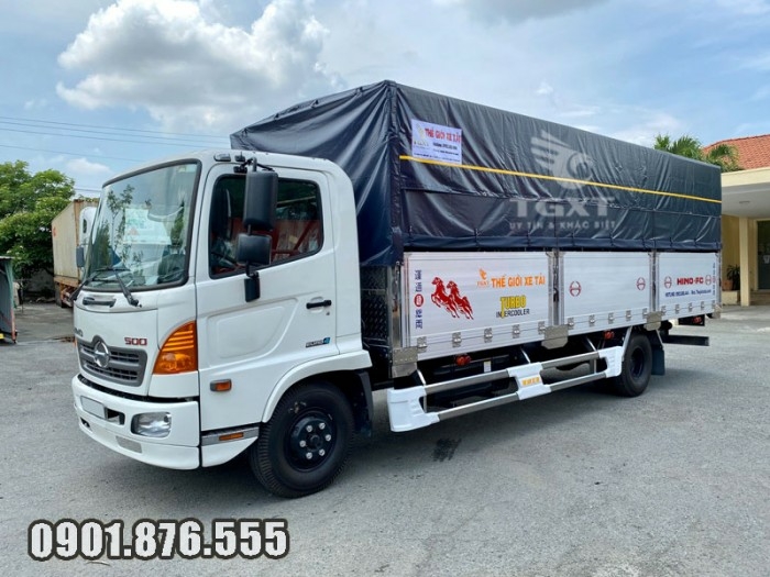 Xe tải Hino FC thùng bạt dài 5m6 giá ưu đãi hỗ trợ vay vao