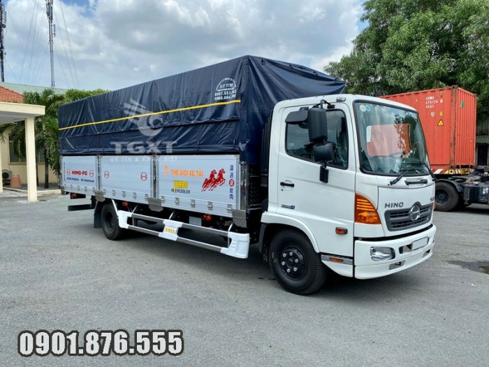 Xe tải Hino FC thùng bạt dài 5m6 giá ưu đãi hỗ trợ vay vao