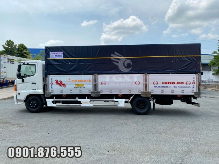 Xe tải Hino FC thùng bạt dài 5m6 giá ưu đãi hỗ trợ vay vao