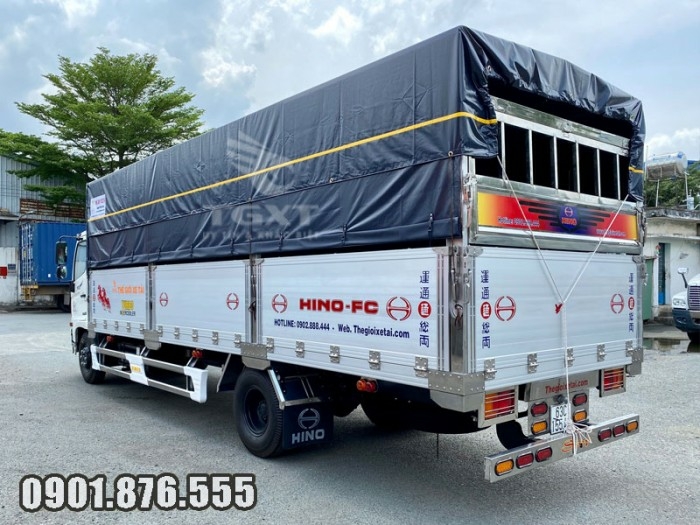Xe tải Hino FC thùng bạt dài 5m6 giá ưu đãi hỗ trợ vay vao