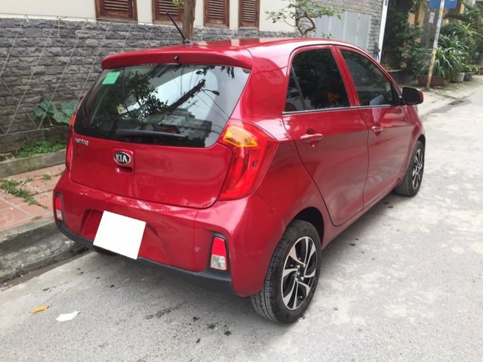 Cần bán xe Kia Morning 2015, số sàn, bản thường, màu đỏ