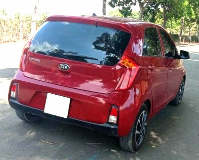 Cần bán xe Kia Morning 2015, số sàn, bản thường, màu đỏ