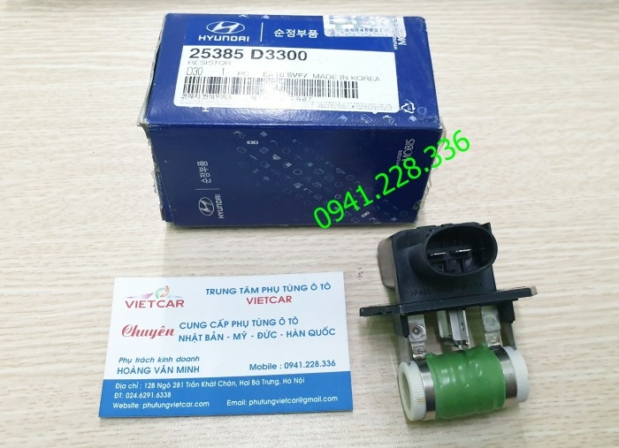 25385D3300 Cảm biến quạt gió két nước Hyundai Tucson, Kia sportage