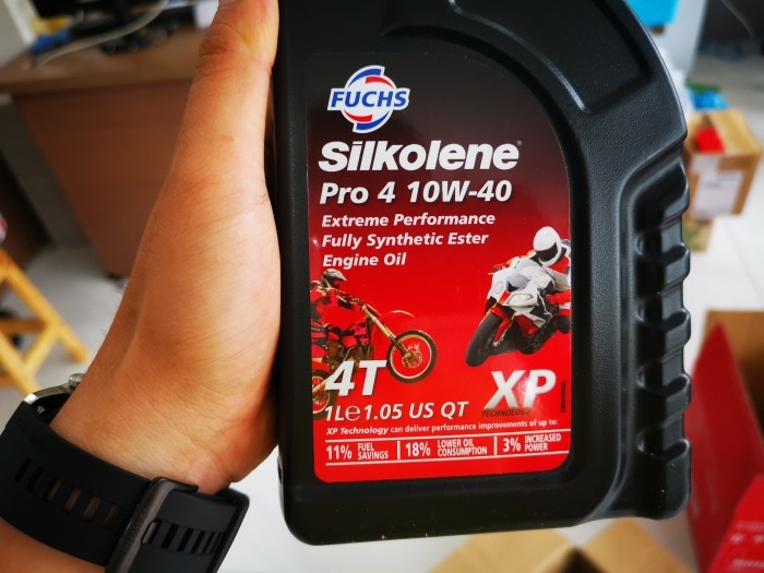 Dầu Nhớt 4T Fuchs Silkolene Pro 4 Plus 10w40