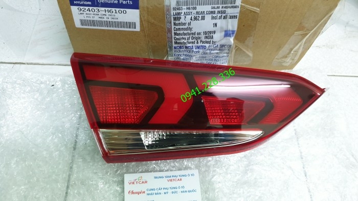 92403H6100  Đèn hậu trong trái có led Hyundai Accent