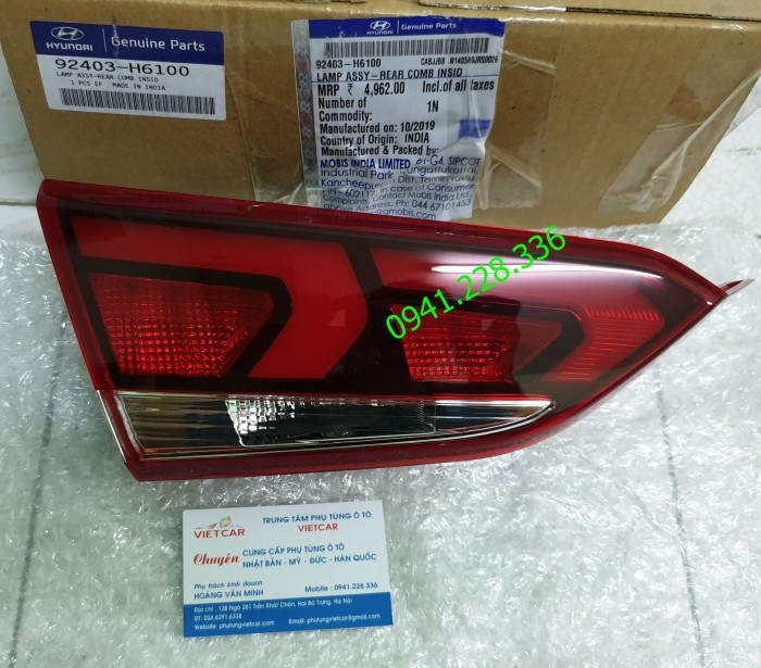 92403H6100  Đèn hậu trong trái có led Hyundai Accent