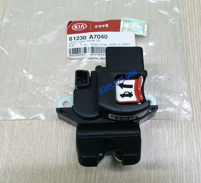 Ổ khoá ngậm cốp hậu Kia K3, Kia Cerato