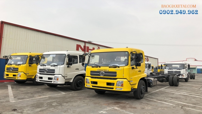 Bán xe tải Dongfeng 9 tấn B180 thùng 7M5 - Hổ trợ trả góp Dongfeng 2019
