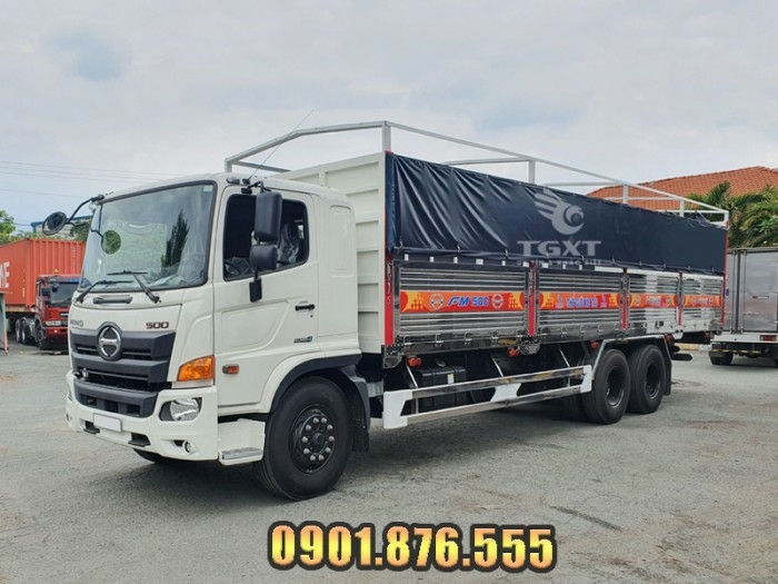 Xe tải Hino FM thùng bạt giá cạnh tranh giao xe nhanh