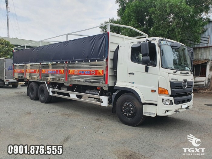 Xe tải Hino FM thùng bạt giá cạnh tranh giao xe nhanh